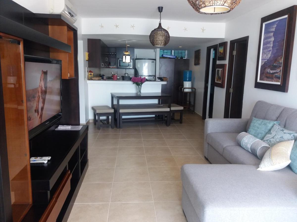 萨利纳斯Acogedor Departamento Con Playa Privada公寓 外观 照片